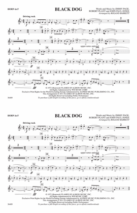 Black Dog: 1st F Horn