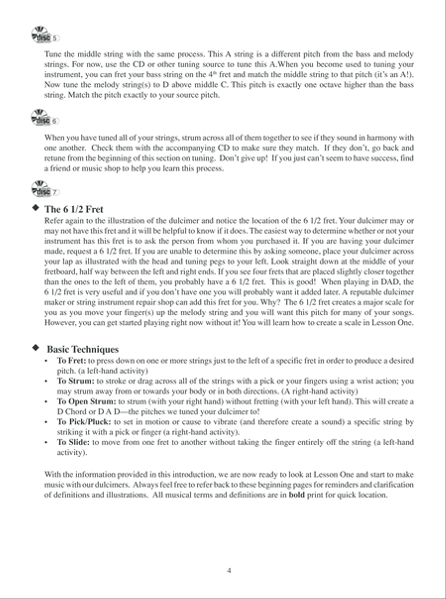 First Lessons Dulcimer Dulcimer scores gallery preview page 5