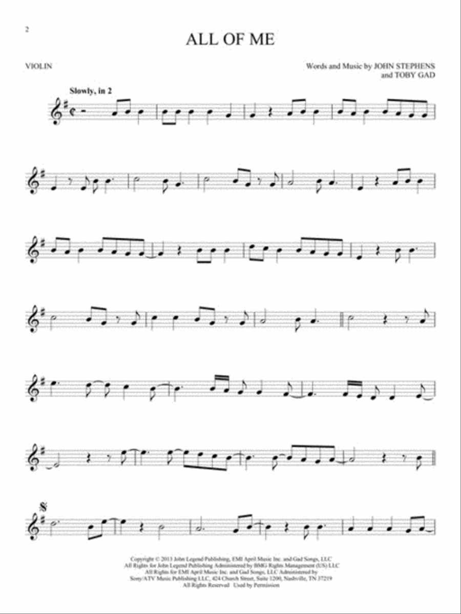 First 50 Songs You Should Play on the Violin Violin Solo scores gallery preview page 3