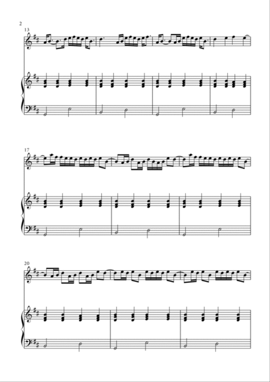 Daylight Daylight Violin Solo scores gallery preview page 2