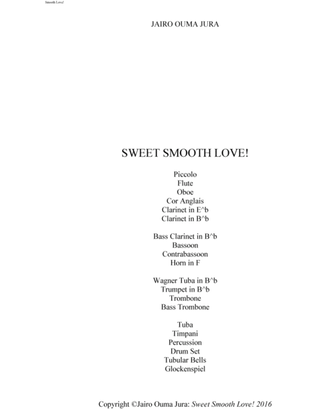 Smooth Love (II) "2018 Chamber Music Contest Entry"