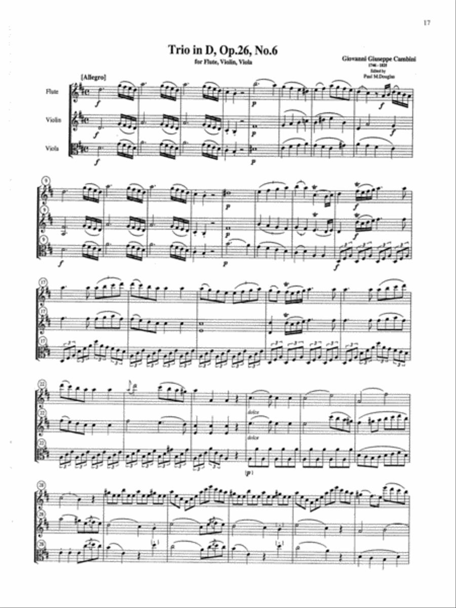 Trios, Op. 26, Nos 4-6 School and Community scores gallery preview page 4