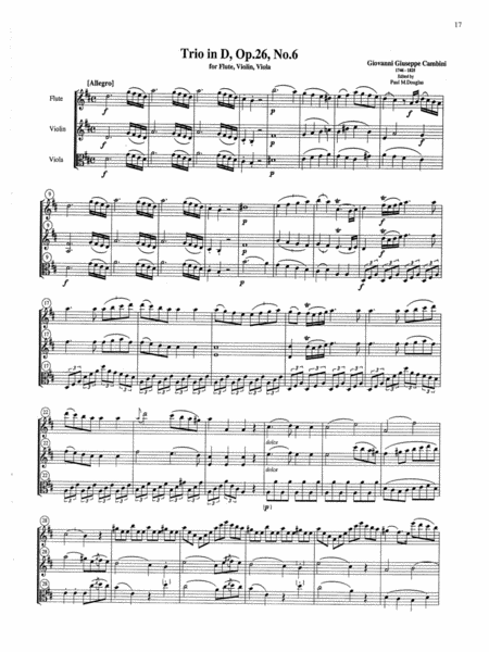 Trios, Op. 26, Nos 4-6