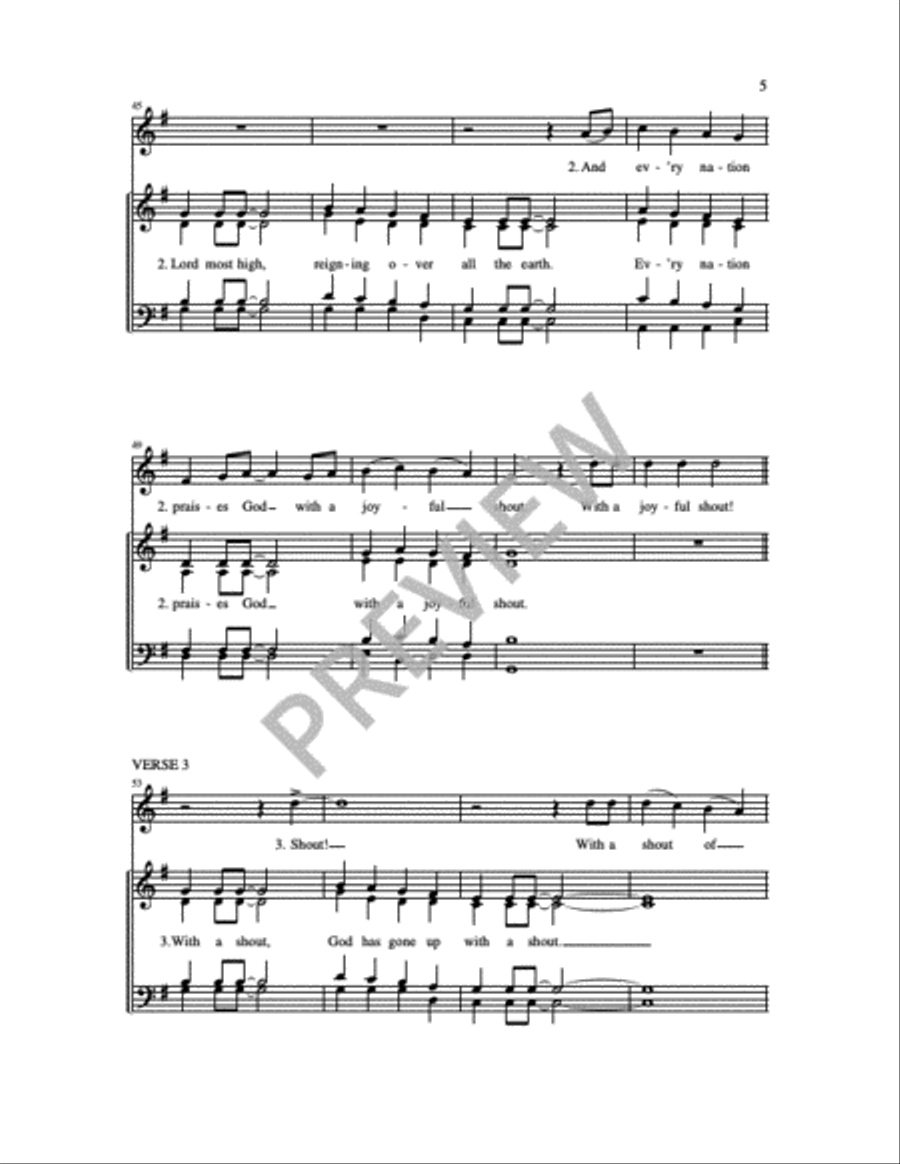 Clap Your Hands 4-Part scores gallery preview page 8