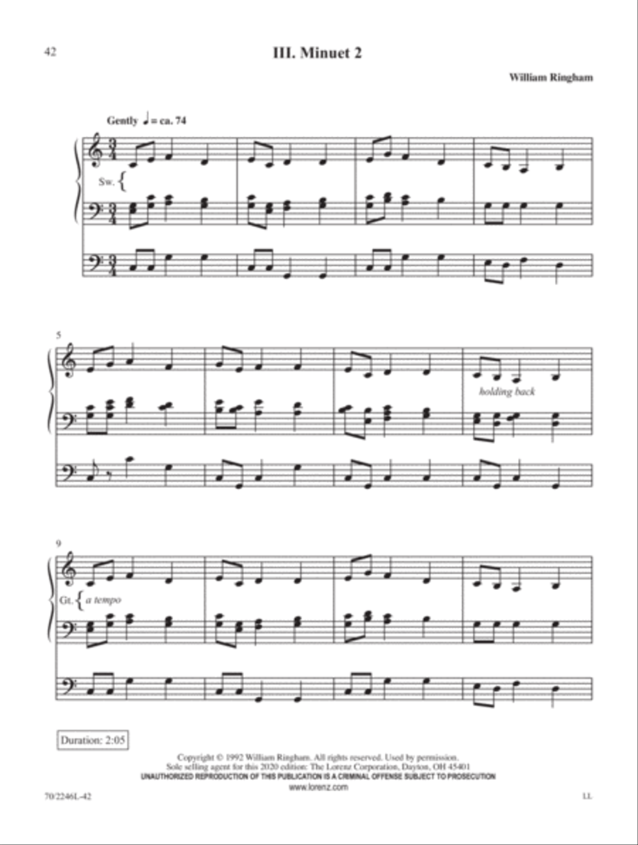 Pomp and Pageantry Organ Solo scores gallery preview page 9