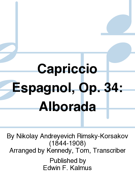 Capriccio Espagnol, Op. 34: Alborada image number null