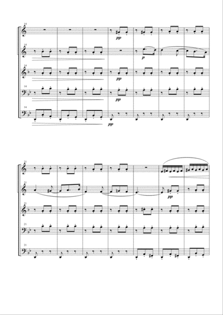 Prelude & Aragonaise from "Carmen Suite" for Brass Quintet image number null