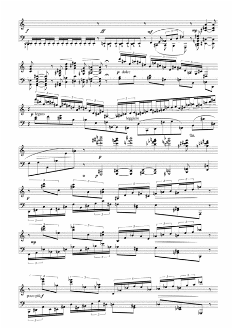 Images Nr. 1 L'étang noyé Piano Solo scores gallery preview page 2
