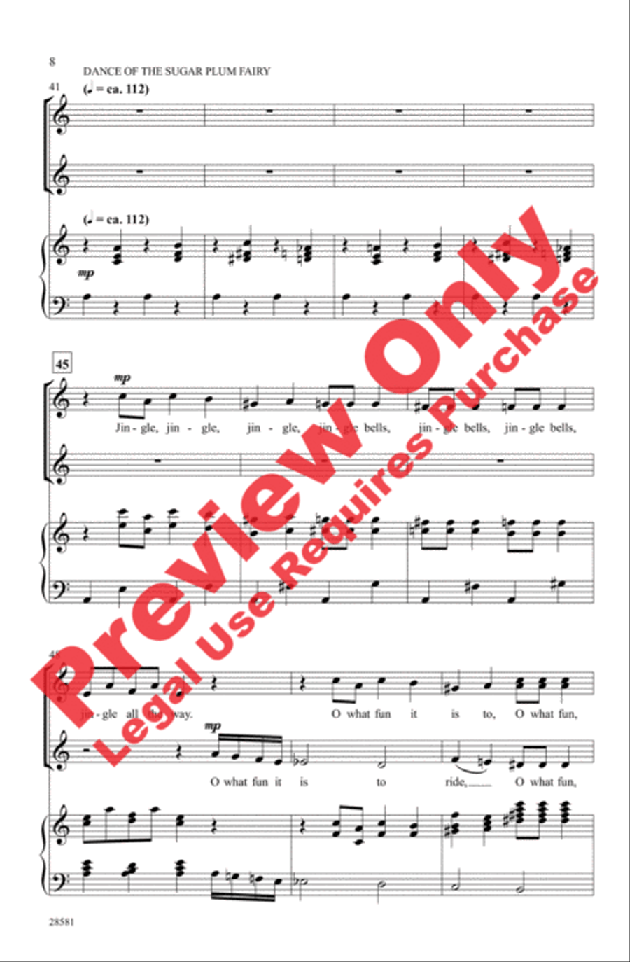 Nutcracker Jingles Women's Choir scores gallery preview page 7