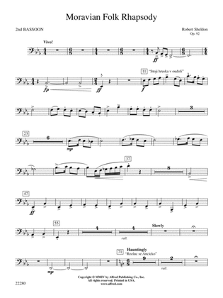 Moravian Folk Rhapsody: 2nd Bassoon
