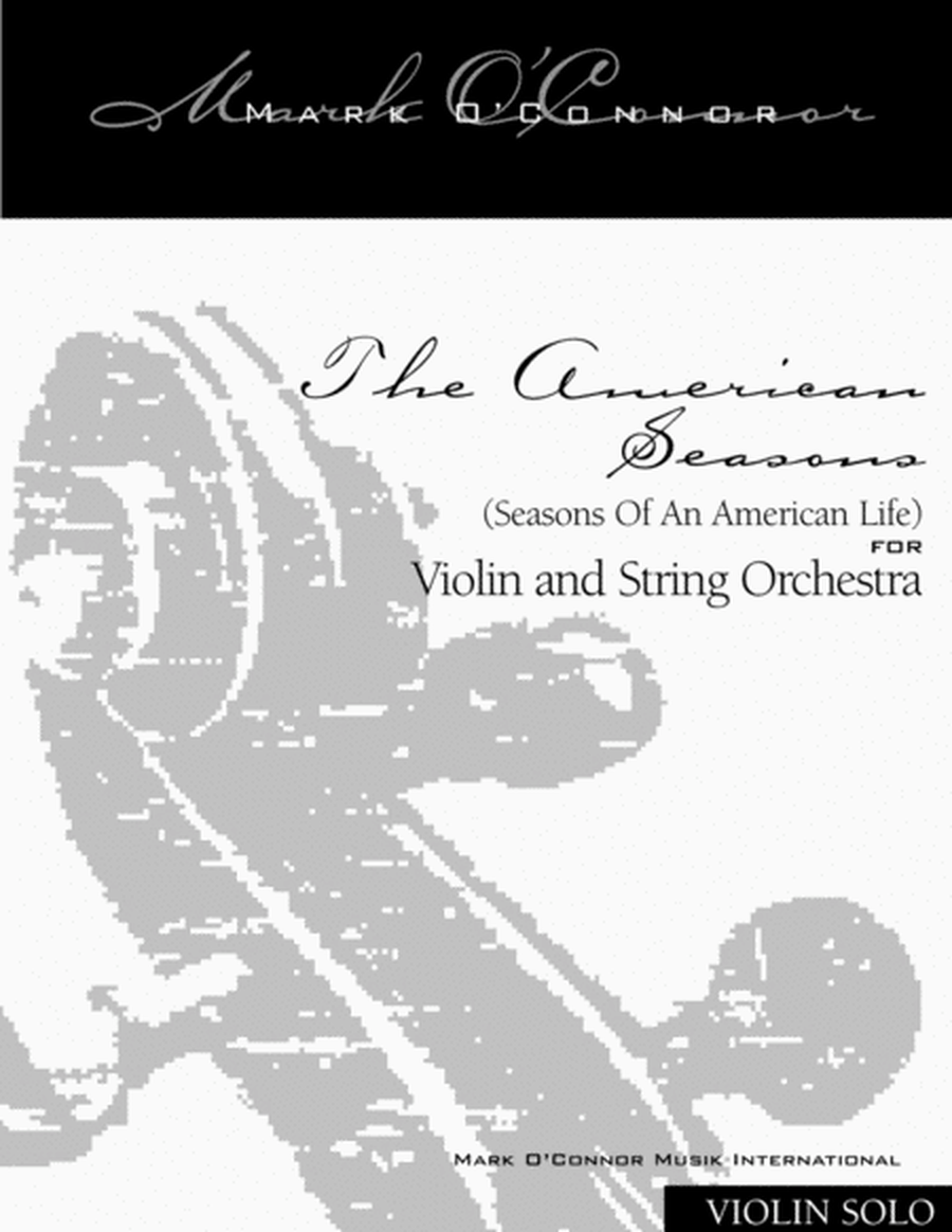 The American Seasons (violin solo part – violin and string orchestra) image number null