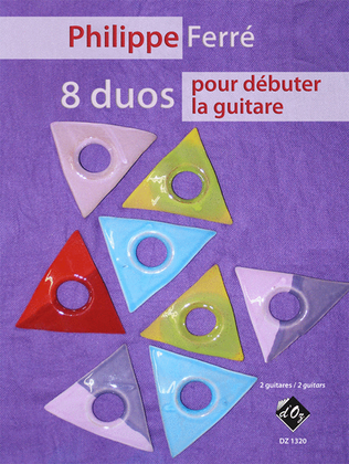 Book cover for 8 duos pour débuter la guitare