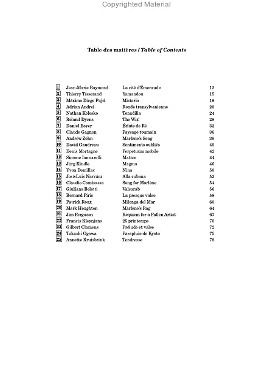 Édition 25e anniversaire, 25 comp. (CD inclus) Classical Guitar scores gallery preview page 2