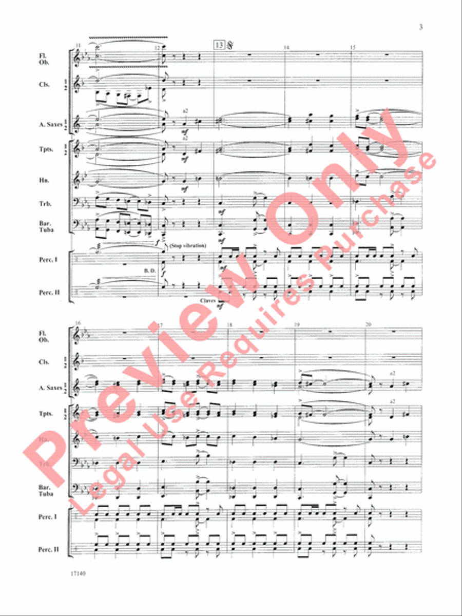 Plaza de Toros Plaza de Toros Concert Band scores gallery preview page 4