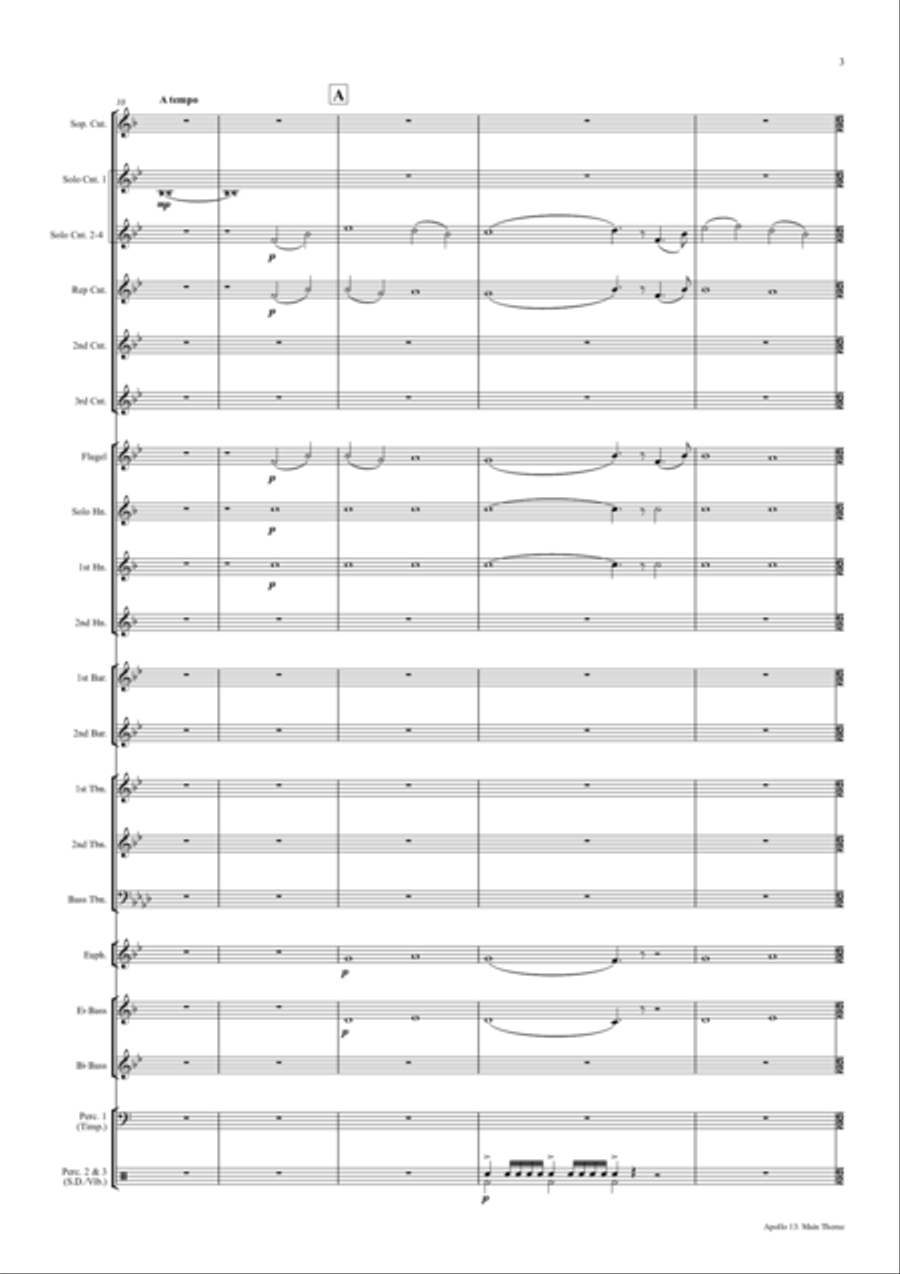 Main Title - Apollo 13 Brass Band scores gallery preview page 6