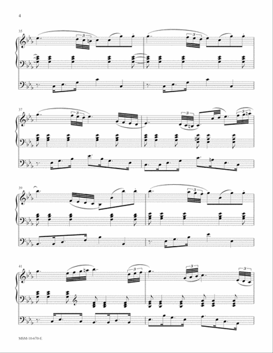 Masonic Funeral Music (Maurerische Trauermusik) Organ scores gallery preview page 4