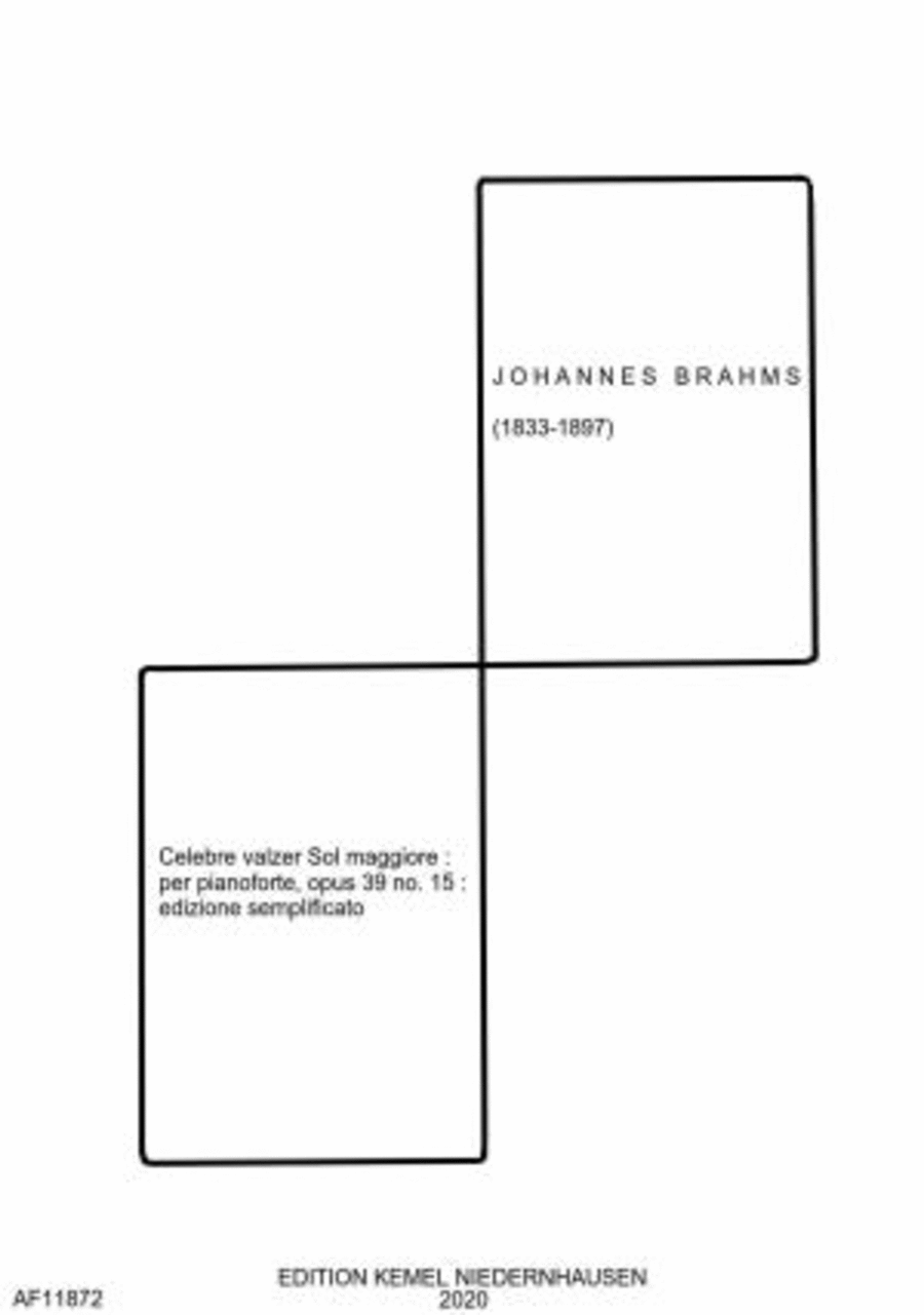 Celebre valzer Sol maggiore Piano Solo scores gallery preview page 1