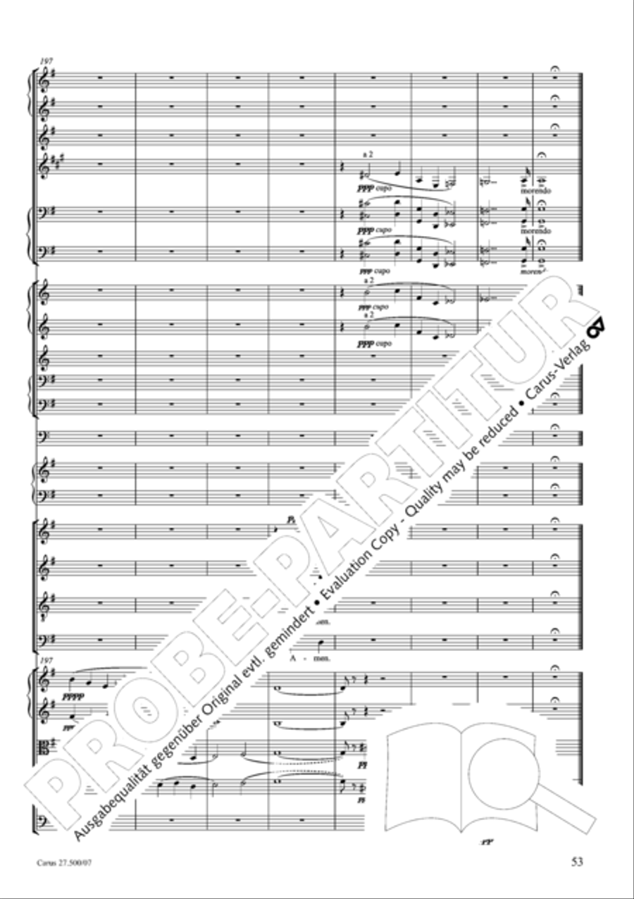 Quattro pezzi sacri Orchestra scores gallery preview page 54