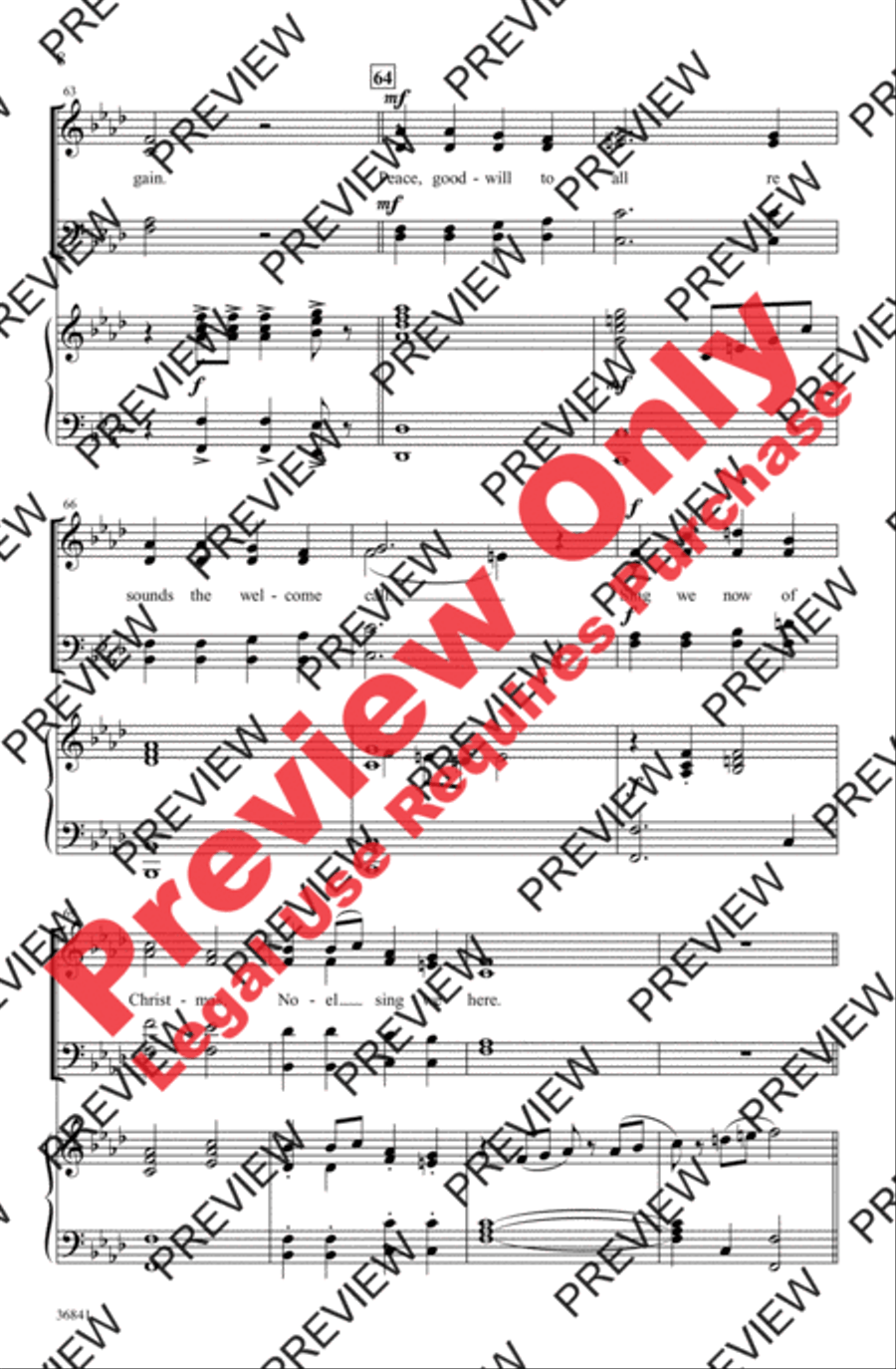 Sing We Now of Christmas 4-Part scores gallery preview page 8