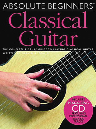 Book cover for Absolute Beginners – Classical Guitar