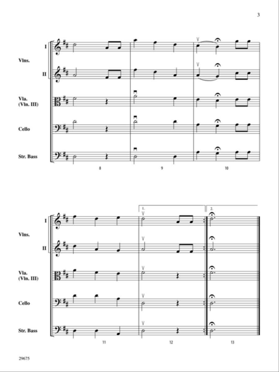 Special Occasions (Music for Special Occasions and Events) (Score only) String Orchestra scores gallery preview page 3