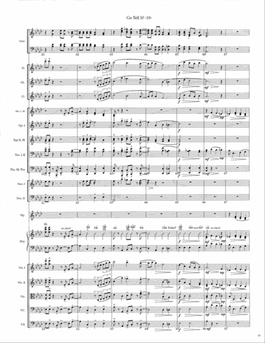Go Tell It! SSATB scores gallery preview page 12