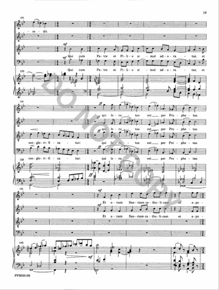 Missa Matris Dei 4-Part scores gallery preview page 20