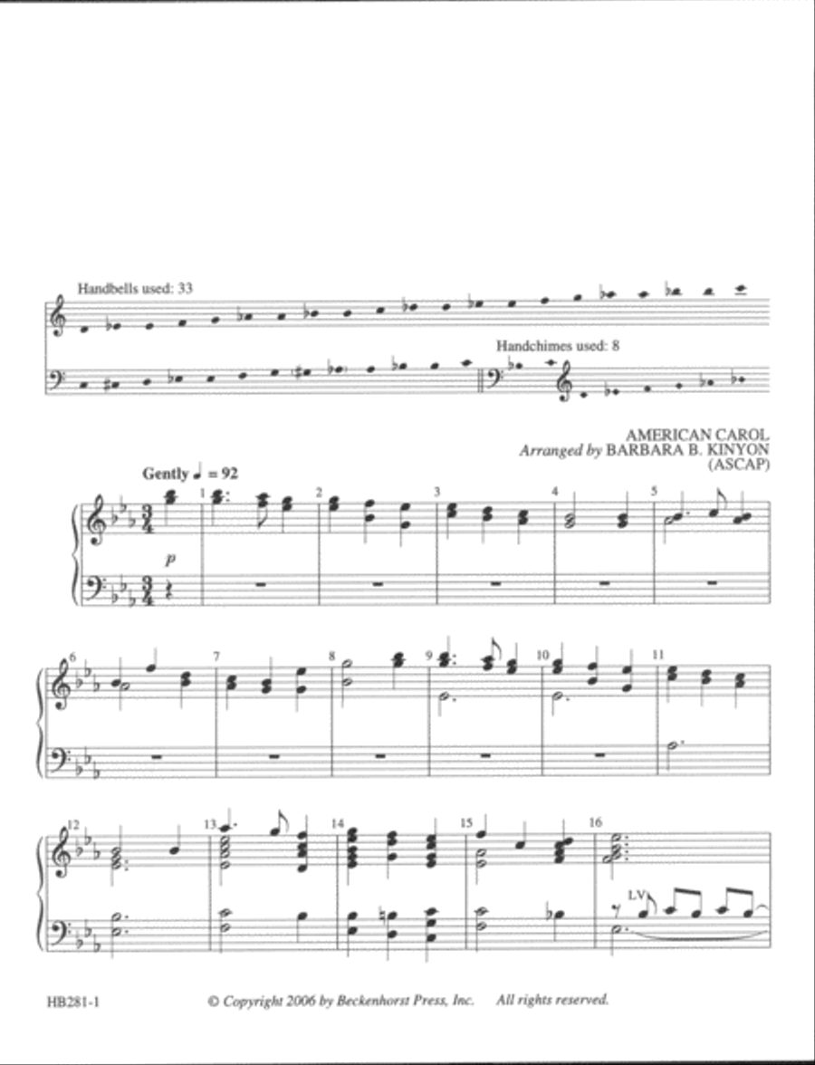 Away in a Manger - Kinyon 3-Octaves scores gallery preview page 2