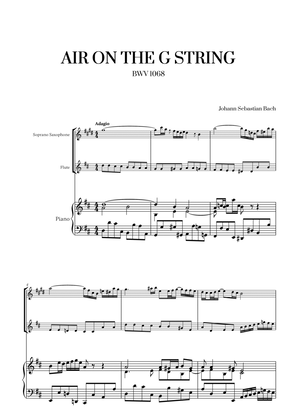 Johann Sebastian Bach - Air on the G String (for Soprano Saxophone and Flute)