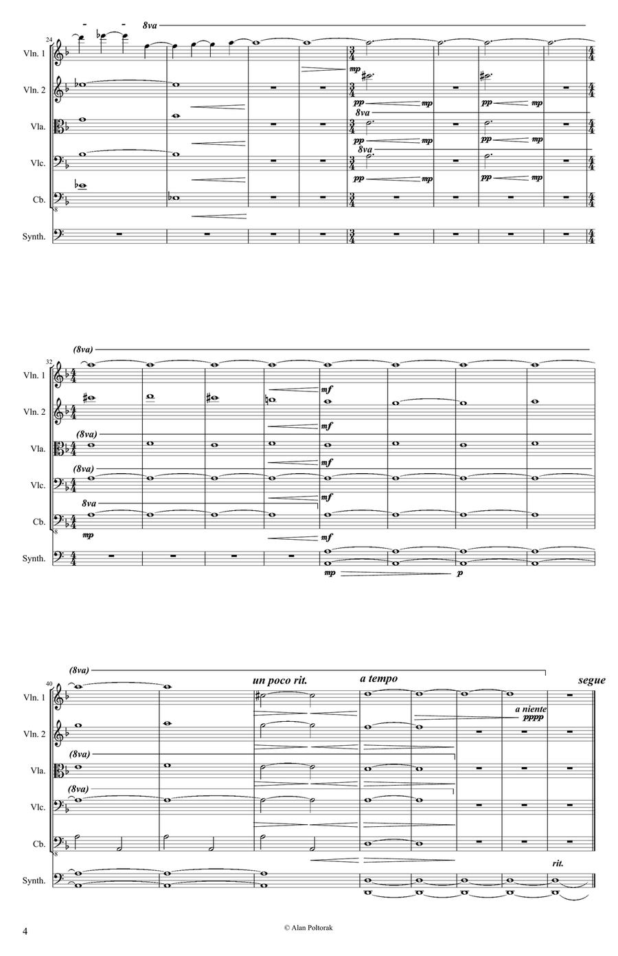 Inga Suite String Orchestra scores gallery preview page 4