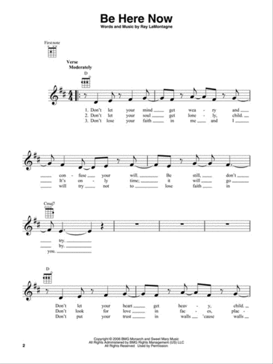Yoga Music for Ukulele Yoga Music for Ukulele Ukulele scores gallery preview page 3