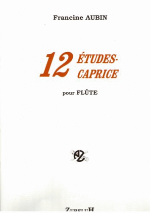 Book cover for Douze etudes caprice pour flute