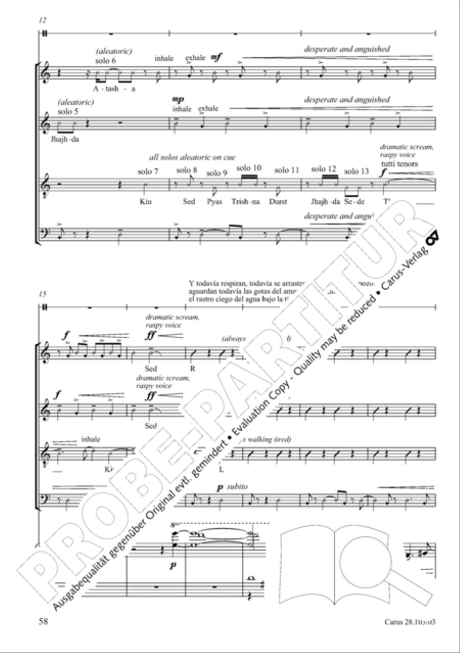 Water Water 4-Part scores gallery preview page 73
