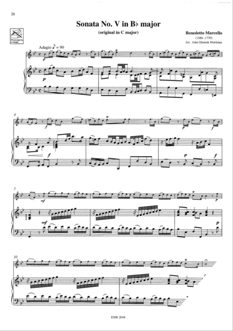 6 Sonatas Tenor Saxophone scores gallery preview page 7
