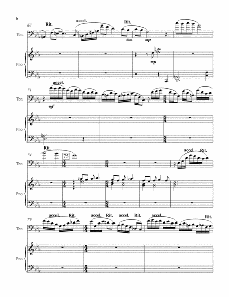 Ballad and Dance Variations for Trombone and Piano image number null