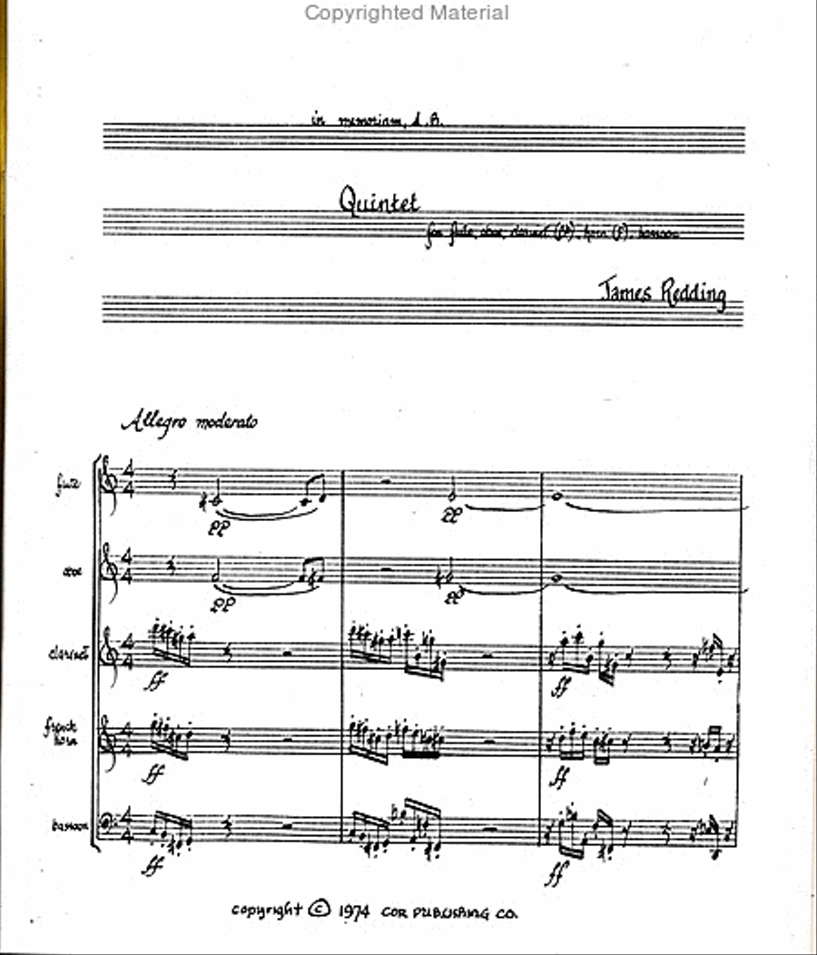 Woodwind Quintet Woodwind Quintet Woodwind Quintet scores gallery preview page 2