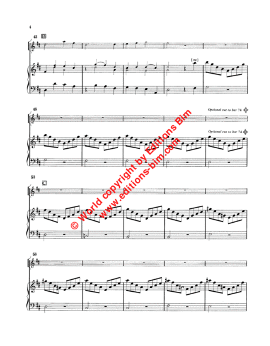 Suite N° 2 of Trumpet Voluntaries in D Trumpet Duet scores gallery preview page 4