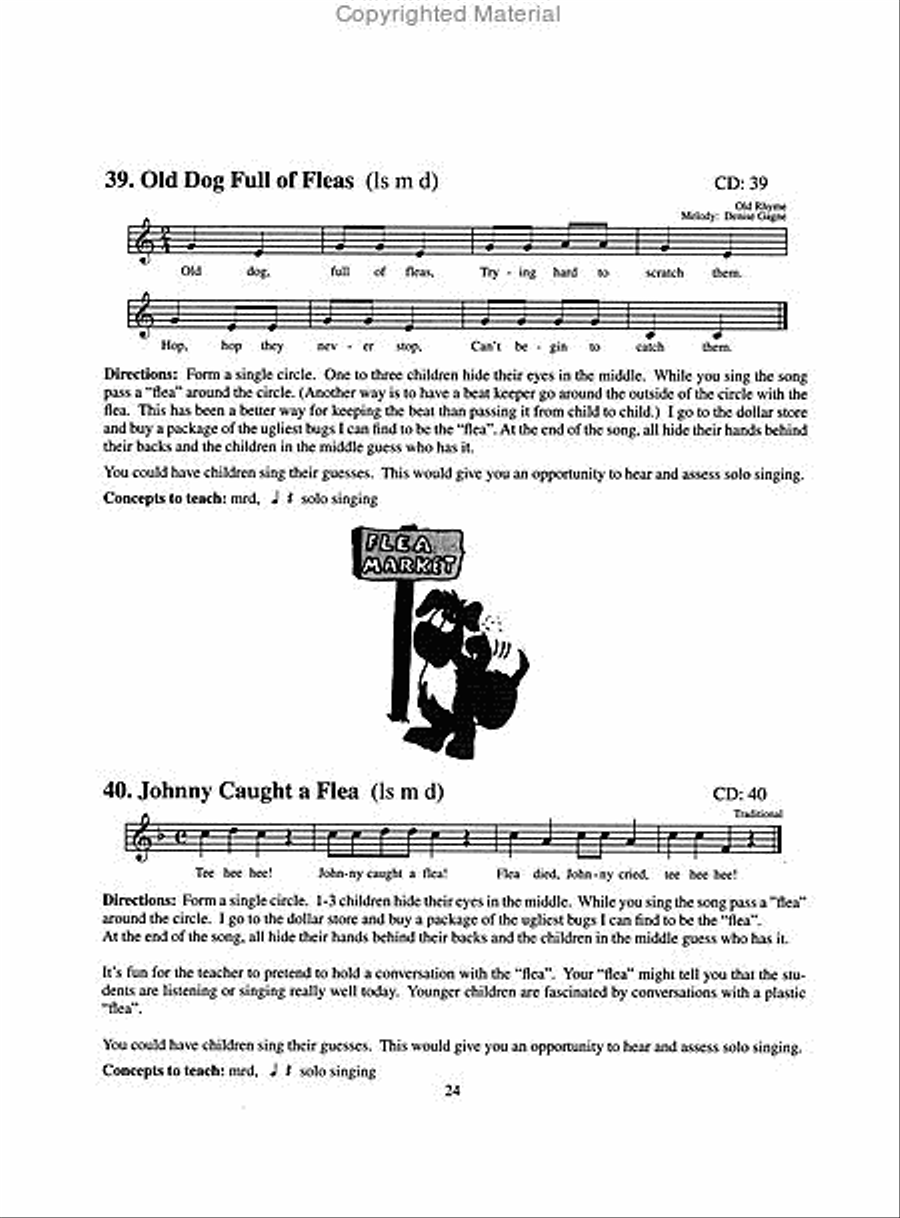 Singing Games Children Love, Volume 3 Collection / Songbook scores gallery preview page 4