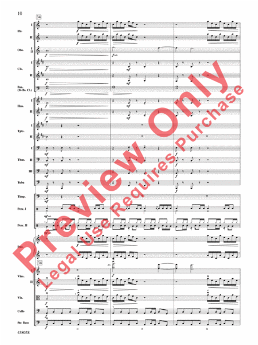 House of Cards (Theme) Full Orchestra scores gallery preview page 11