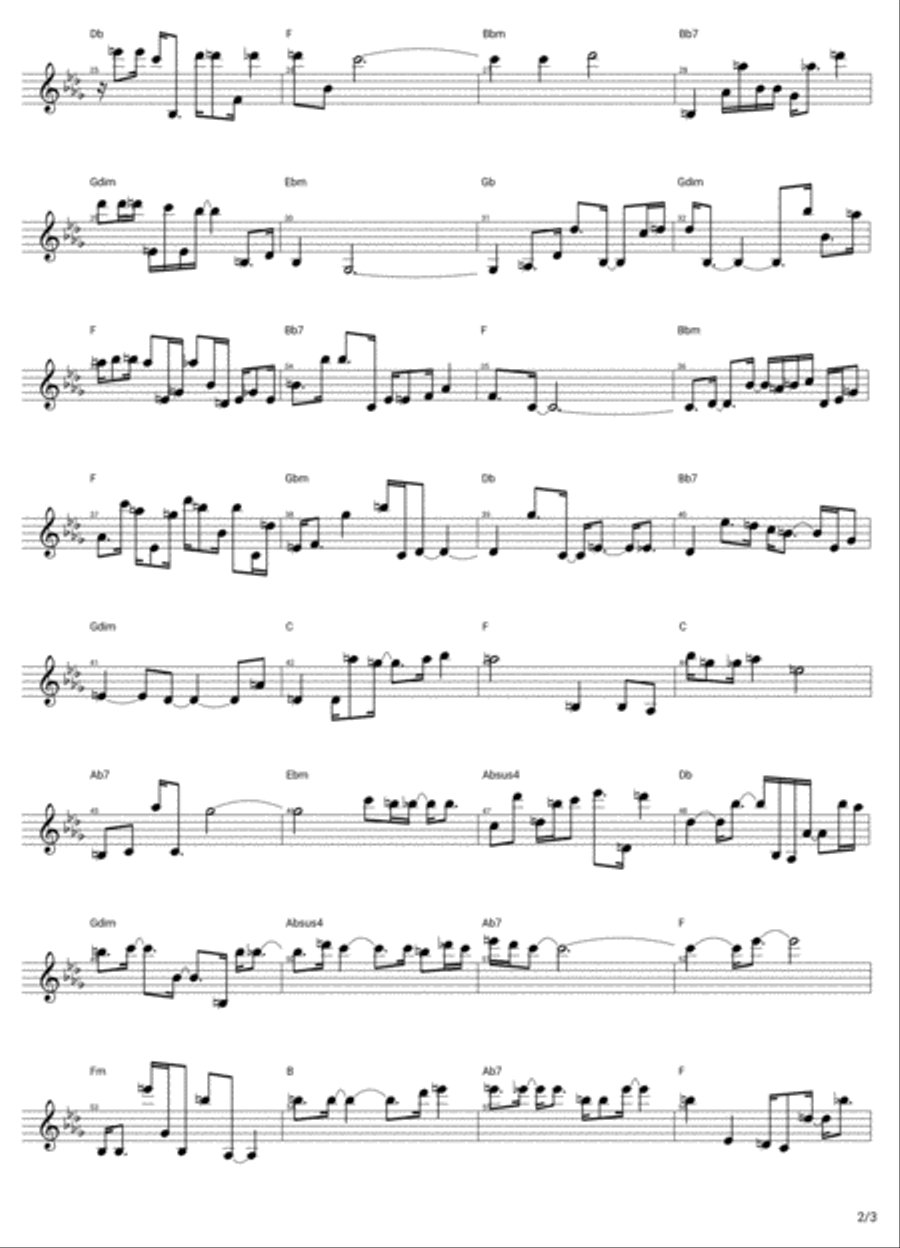 godce's love theme#7 String Orchestra scores gallery preview page 2