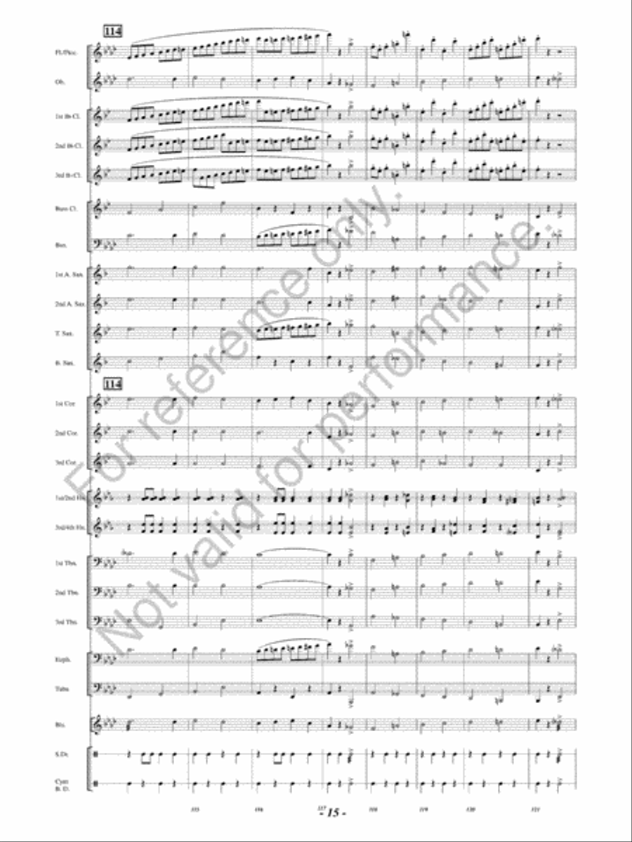 March Kings Concert Band scores gallery preview page 18