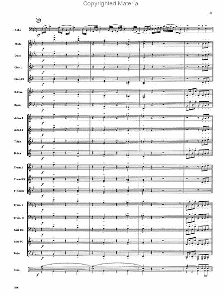 Concert Rondo Concert Band scores gallery preview page 20