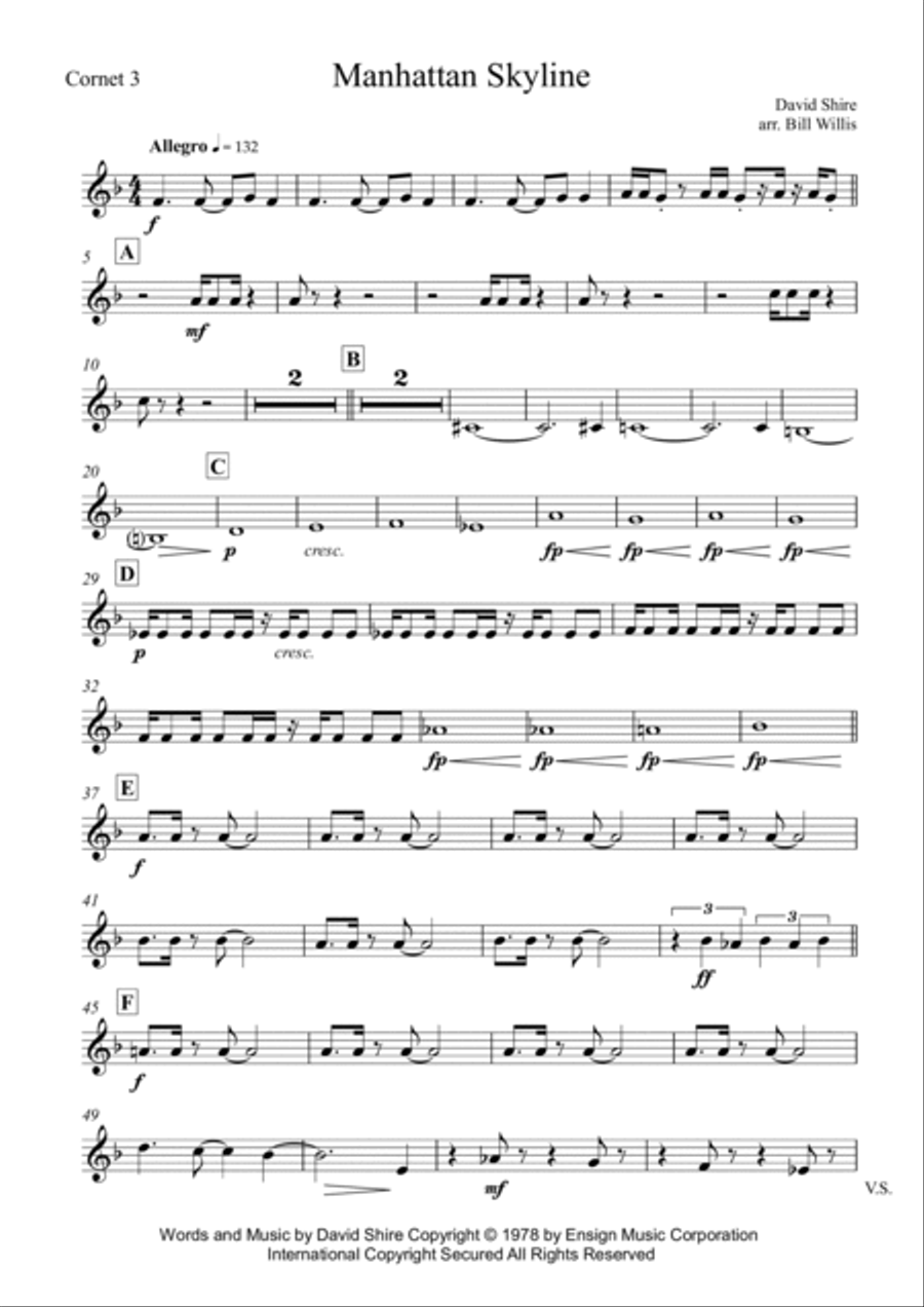 Manhattan Skyline School and Community scores gallery preview page 5