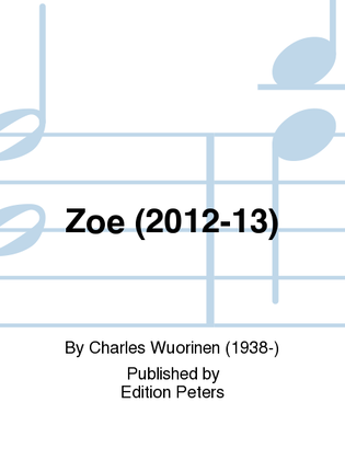 Book cover for Zoe for String Sextet (Score)