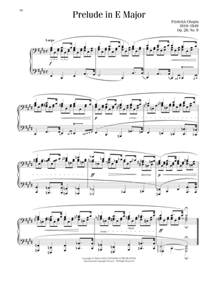 Prelude In E Major, Op. 28, No. 9