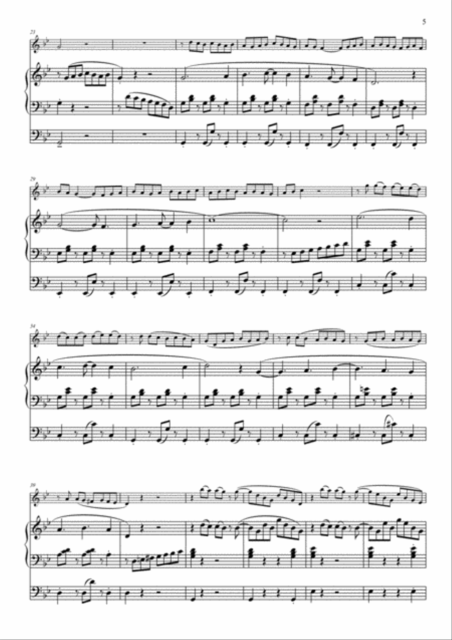Suite for soprano saxophone & organ Woodwind Duet scores gallery preview page 5
