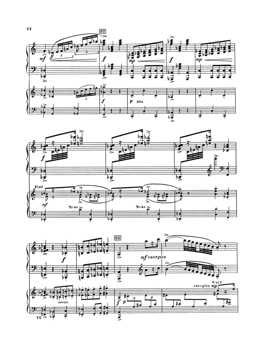 Piano Concerto No. 3 in C Major, Opus 26 - 3rd Movement - Piano Duo (2 Pianos, 4 Hands) Piano Solo scores gallery preview page 3