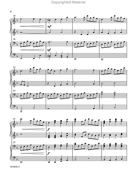 A Garland of Carols - 4-hand Piano Part