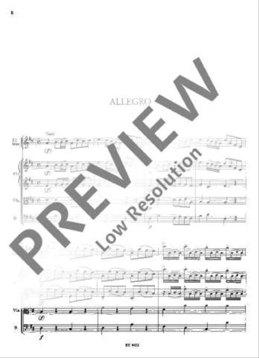 Concerto D major String Orchestra scores gallery preview page 11