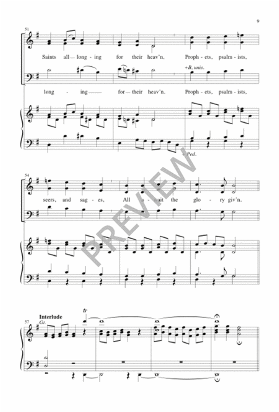 Sing with All the Saints Sing with All the Saints 4-Part scores gallery preview page 9